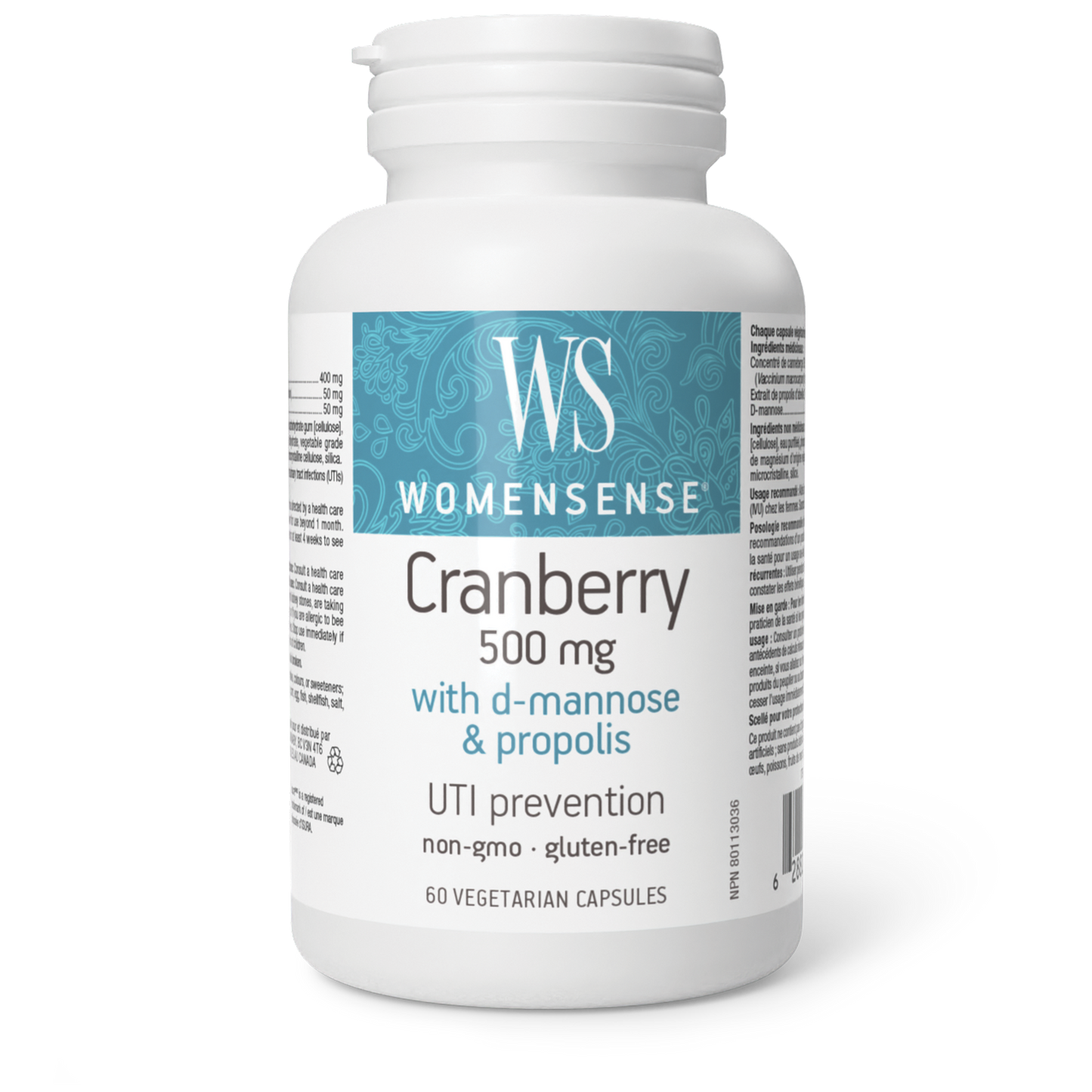 Cranberry with D-mannose & propolis 60 caps