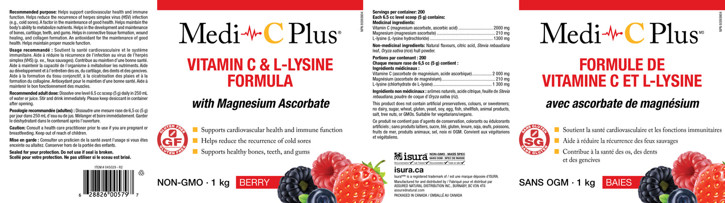 MediC Plus with magnesium Berry 1kg