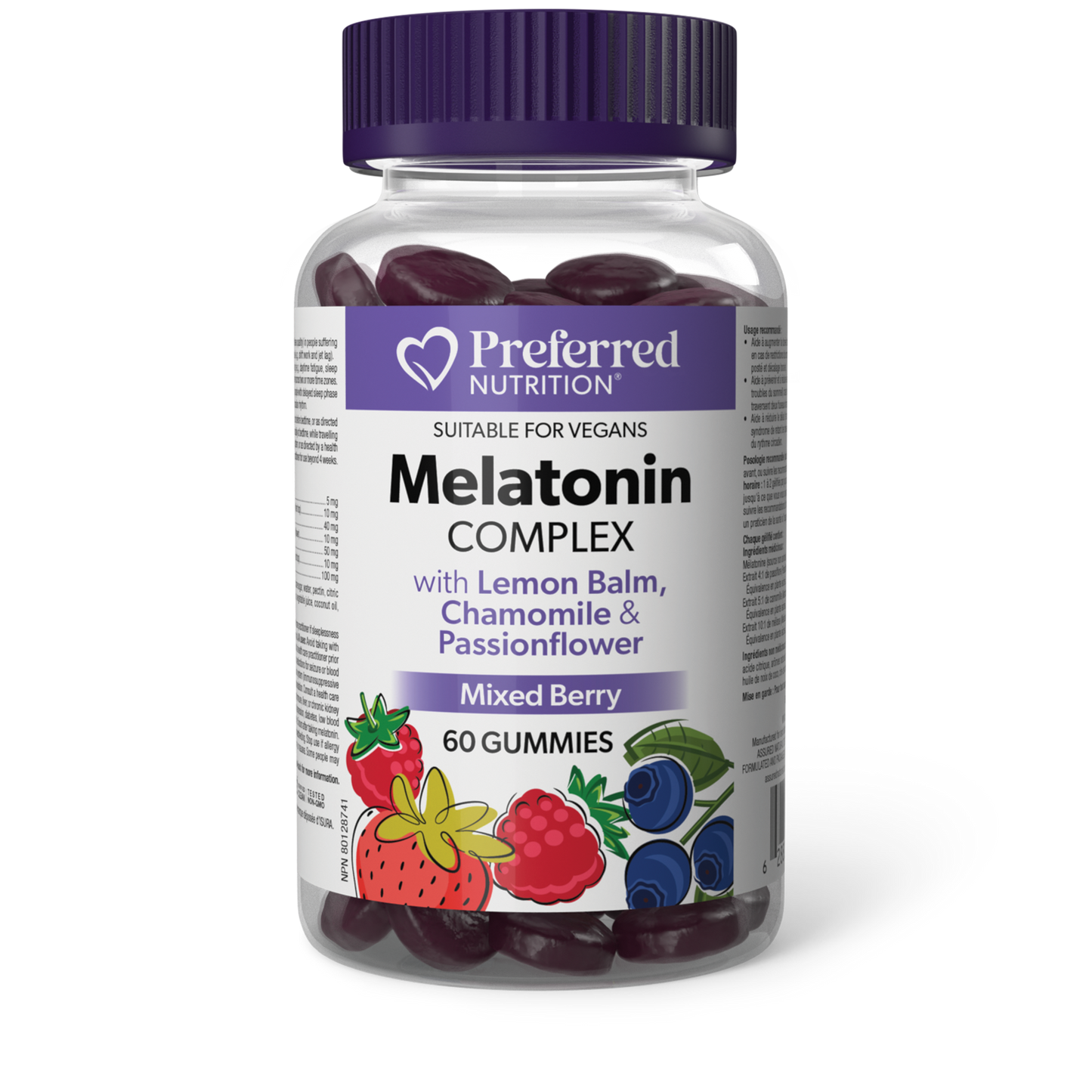 Melatonin Complex Mixed Berry 60 Gummies
