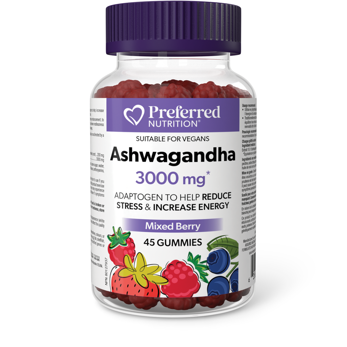 Ashwagandha 3000mg 60 gummies