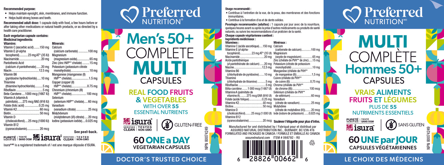 Men’s 50+ Complete Multi 60cap