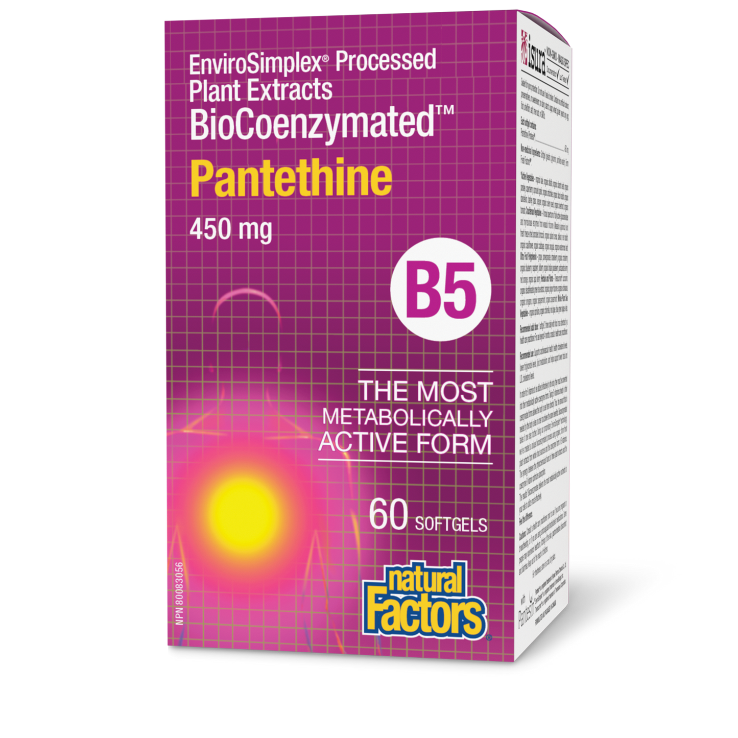Pantethine B5 450mg 60gels