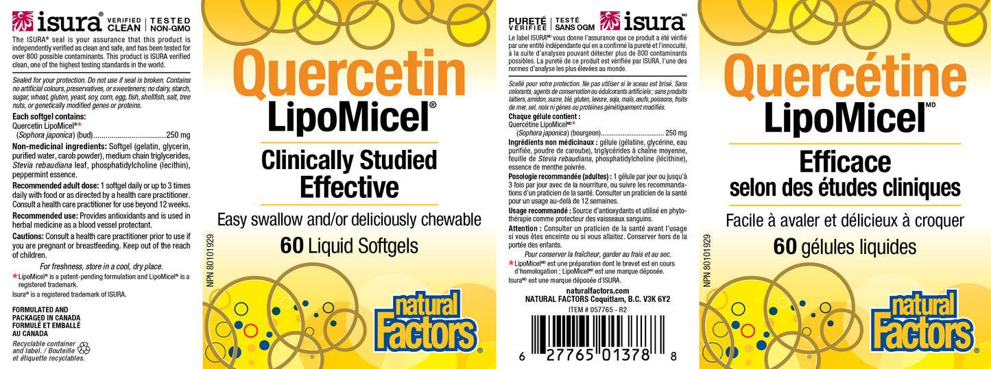 Quercetin LipoMicel Easy Swallow 60gels