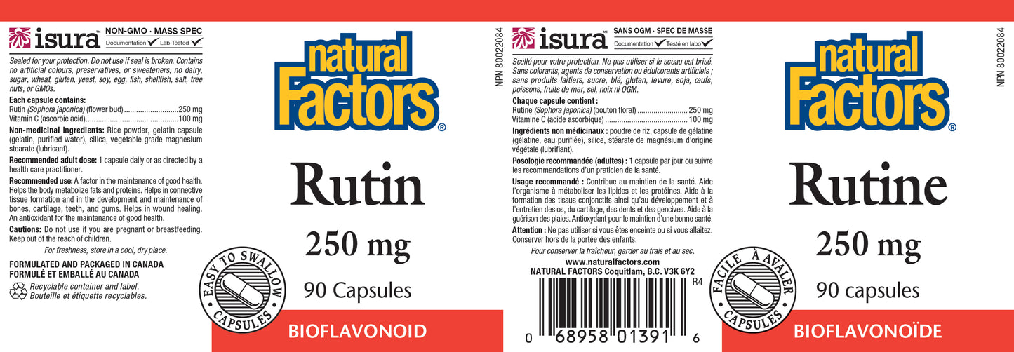 Rutin 250mg 90caps