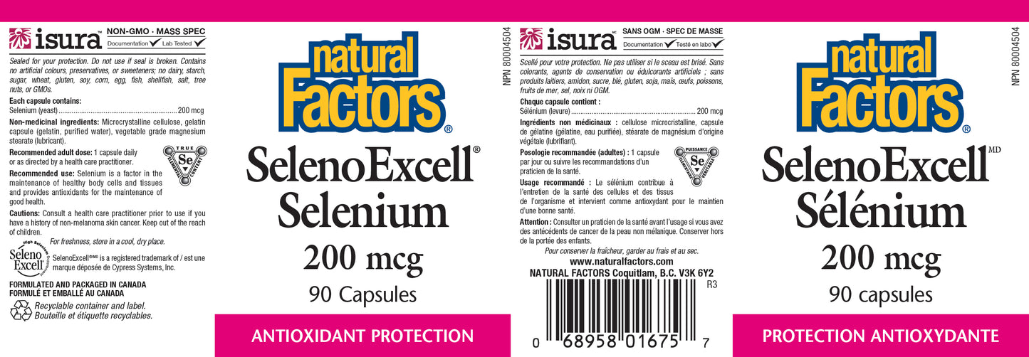 SelenoExcell 200mcg 90caps