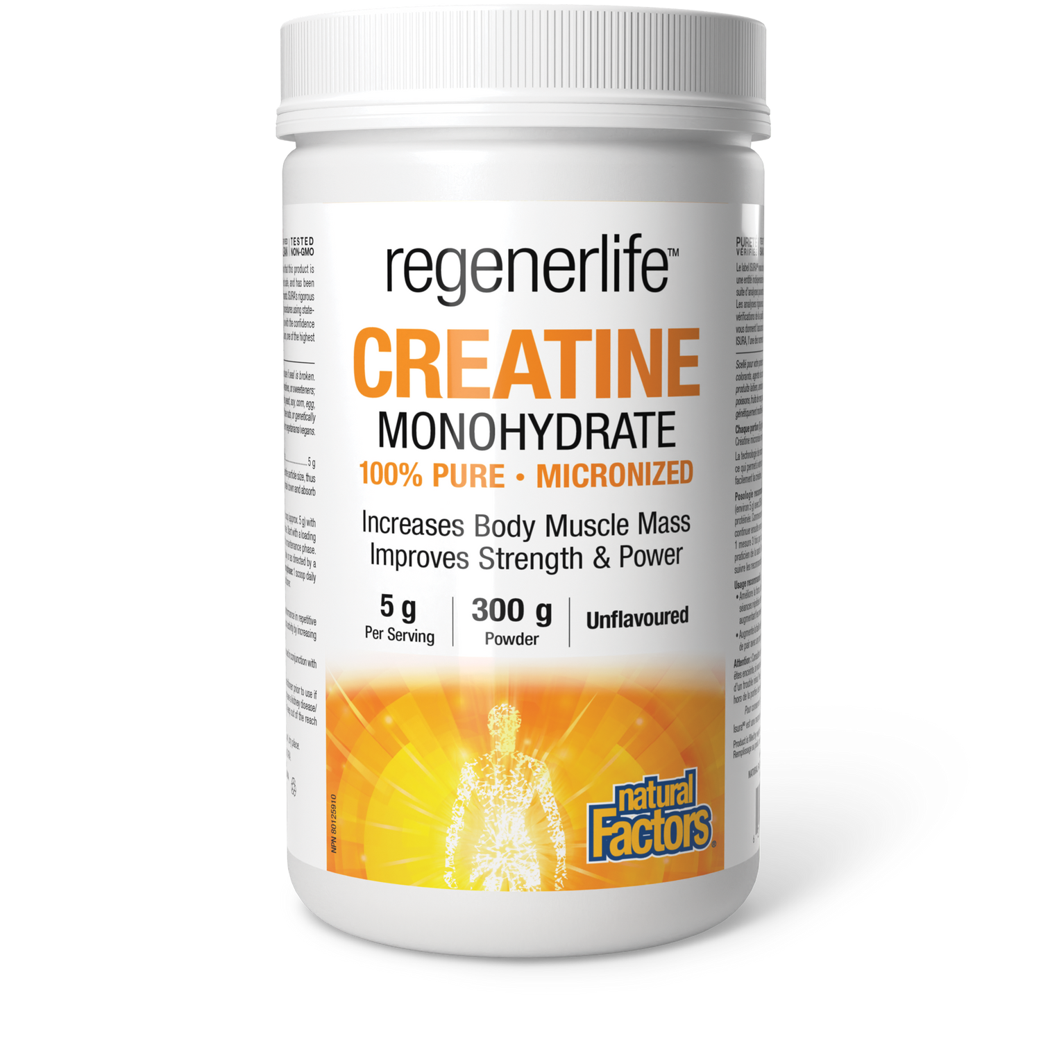 RegenerLife Creatine Monohydrate Unflavoured 300 g