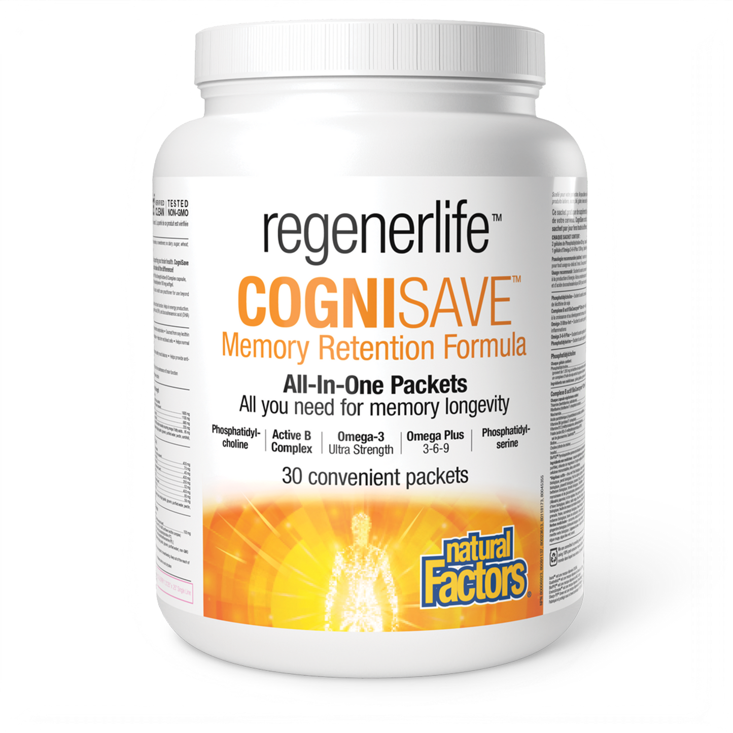 RegenerLife Cognisave Memory Retention Formula 30 packs