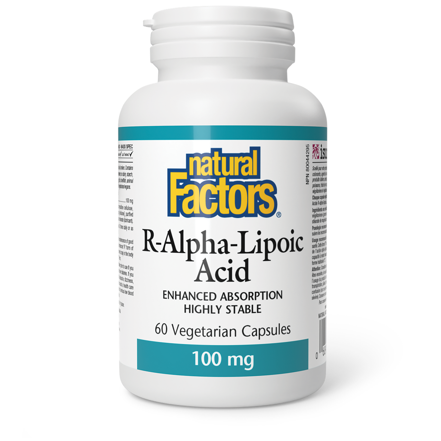 R-alpha-lipoic acid 100mg 60’s