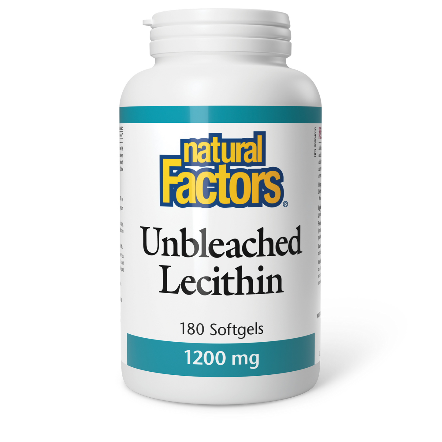 Unbleached Lecithin 1200mg 180softgels