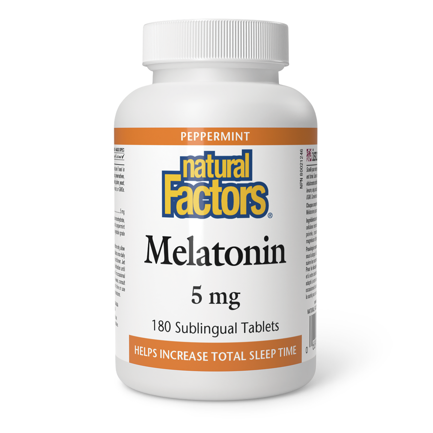 Melatonin sublingual 180tabs 5mg