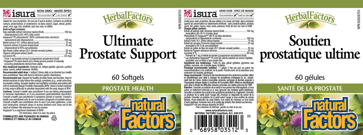 Ultimate Prostate Support 60softgels