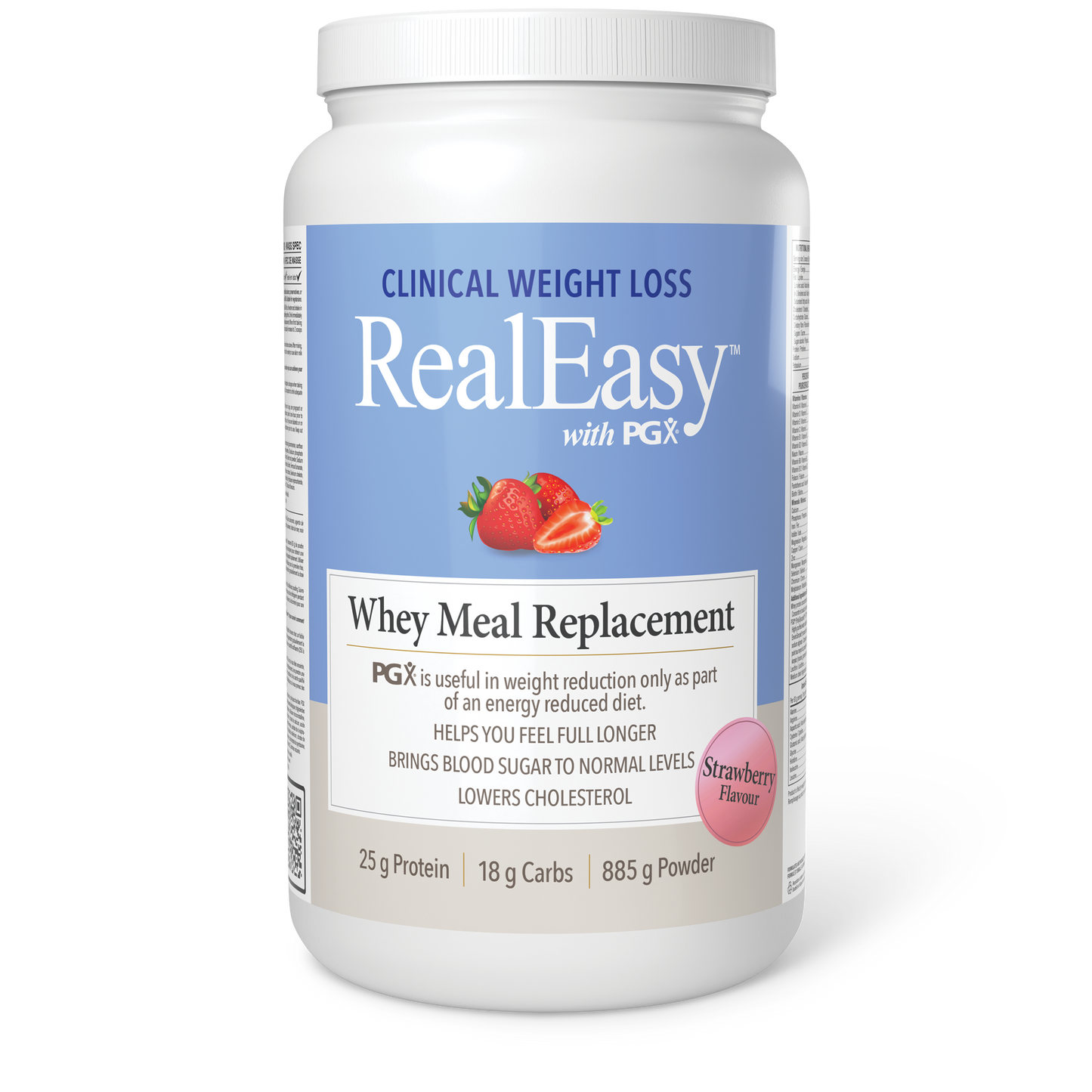 Real Easy Meal Replacement Whey 885g Strawberry