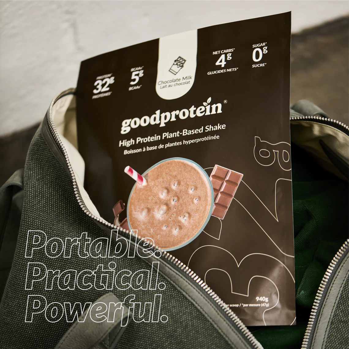 High Protein Plant Based Shake Chocolate Milk 470g