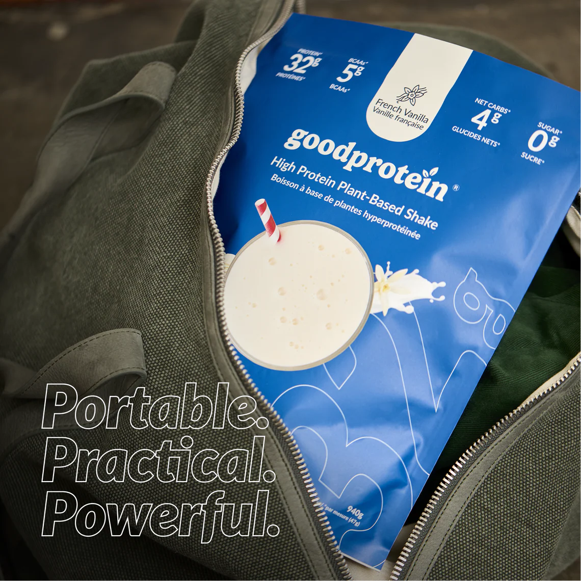 High Protein Plant Based Shake French Vanilla 470g