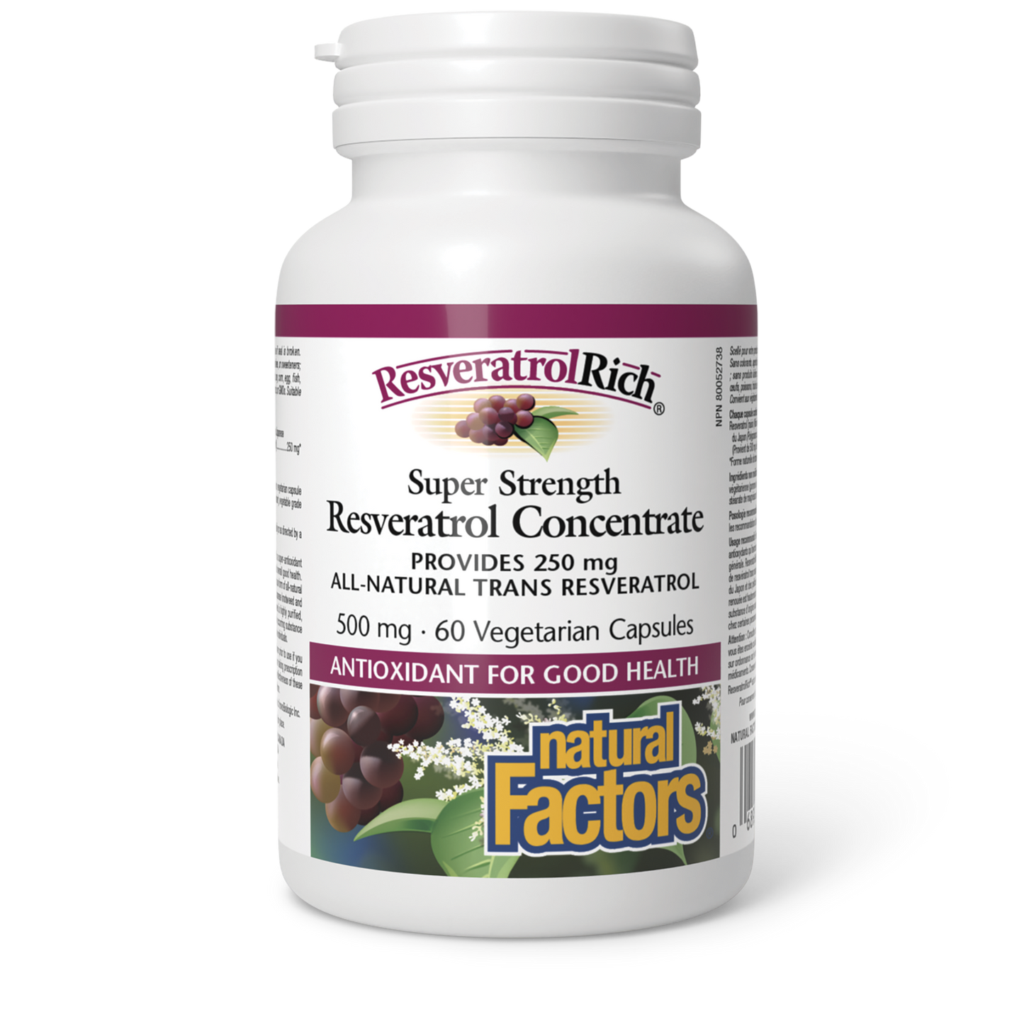 Resveratrol Concentrate 500mg 60caps
