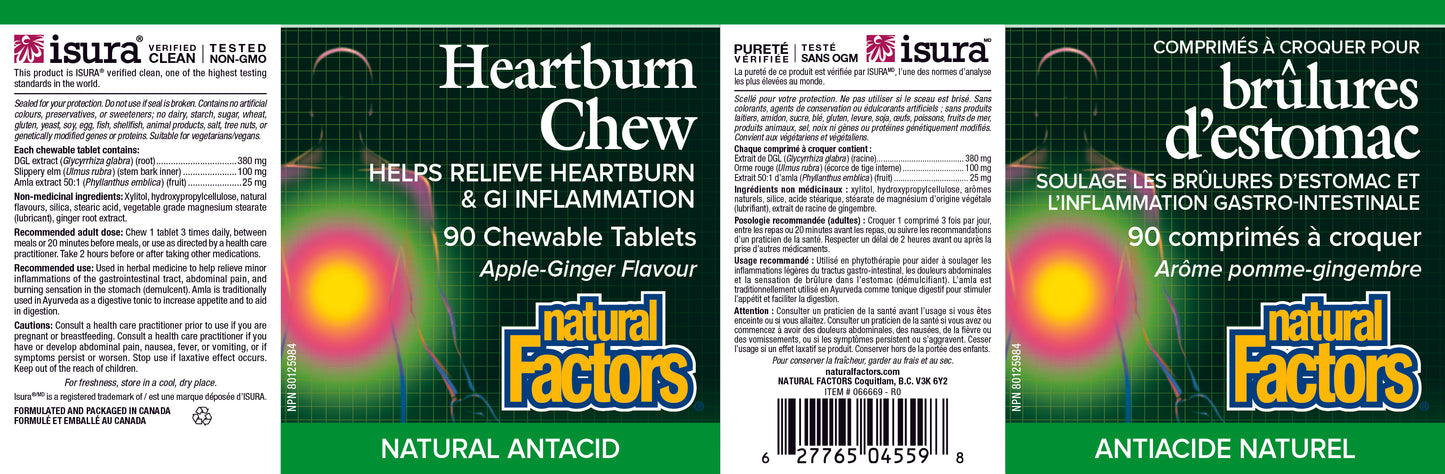 Heartburn Chews 90tab