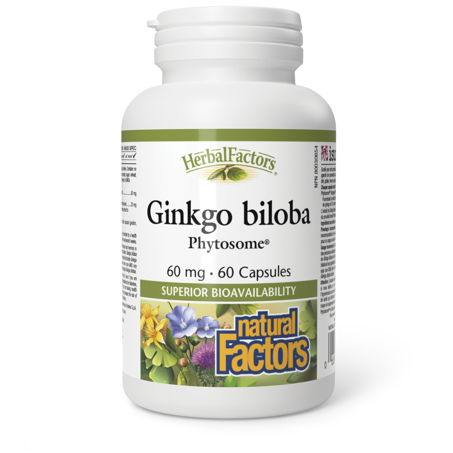 Ginkgo Biloba 60mg 60caps