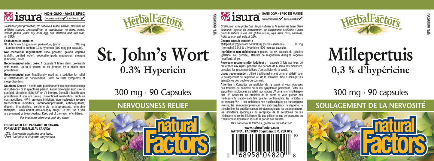 St. John’s Wort 300mg 90caps