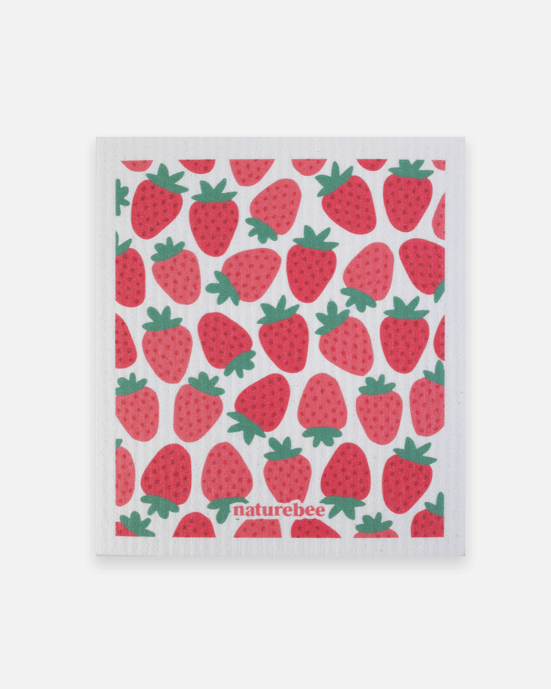 Swedish Sponge Dishcloth Strawberries