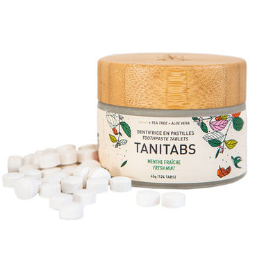 Tanitabs Freshmint Toothpaste Jar 124tabs