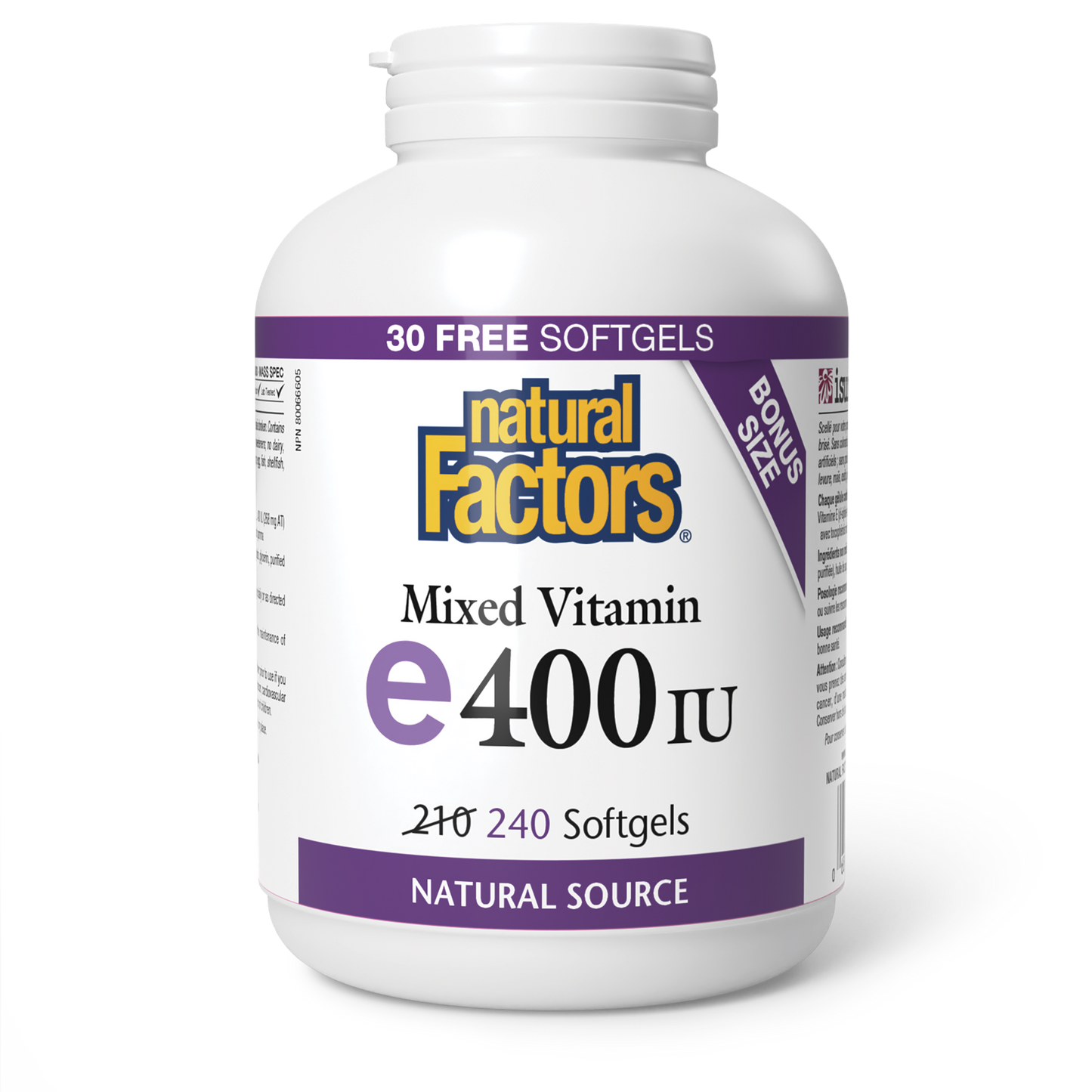 Mixed Vitamin e400IU 240softgels
