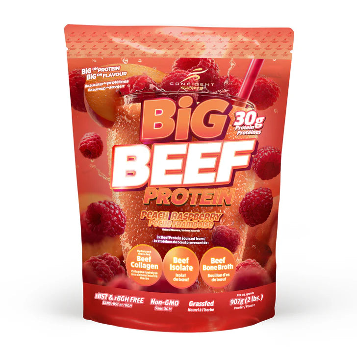 Big Beef Protein Peach Raspberry