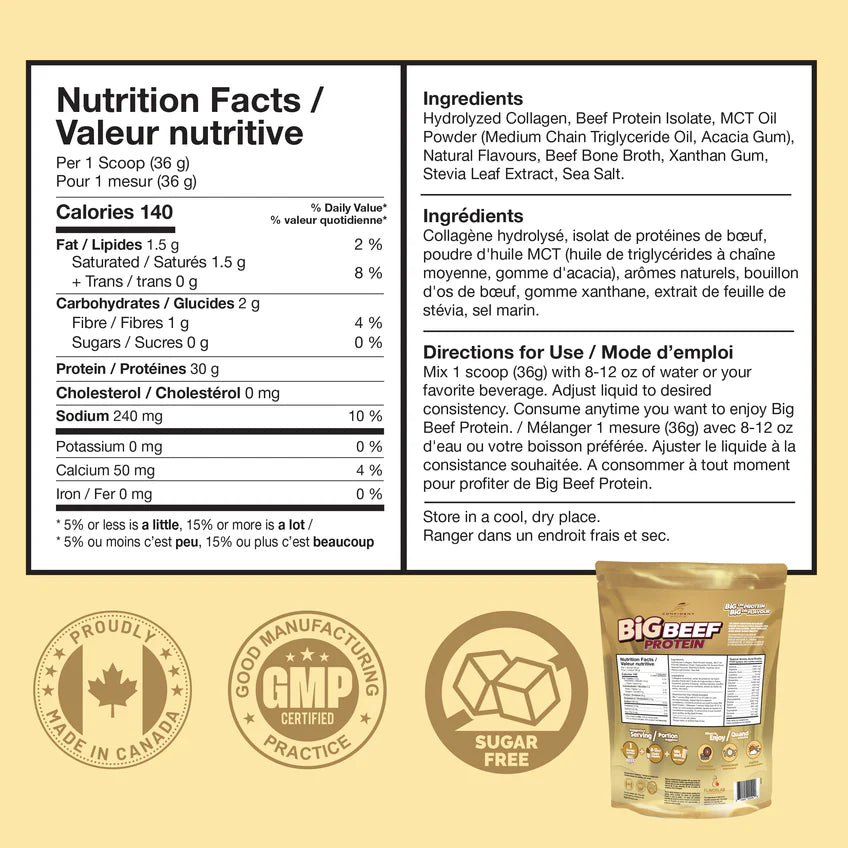 Big Beef Protein Vanilla 907g