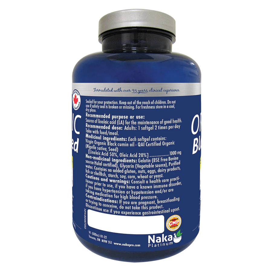 Organic Black Seed 1000 mg 90softgels