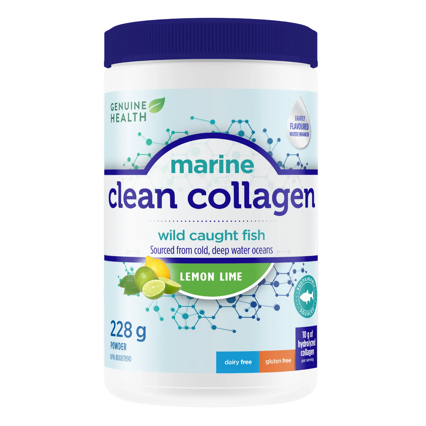 Marine Clean Collagen lemon/lime 228g