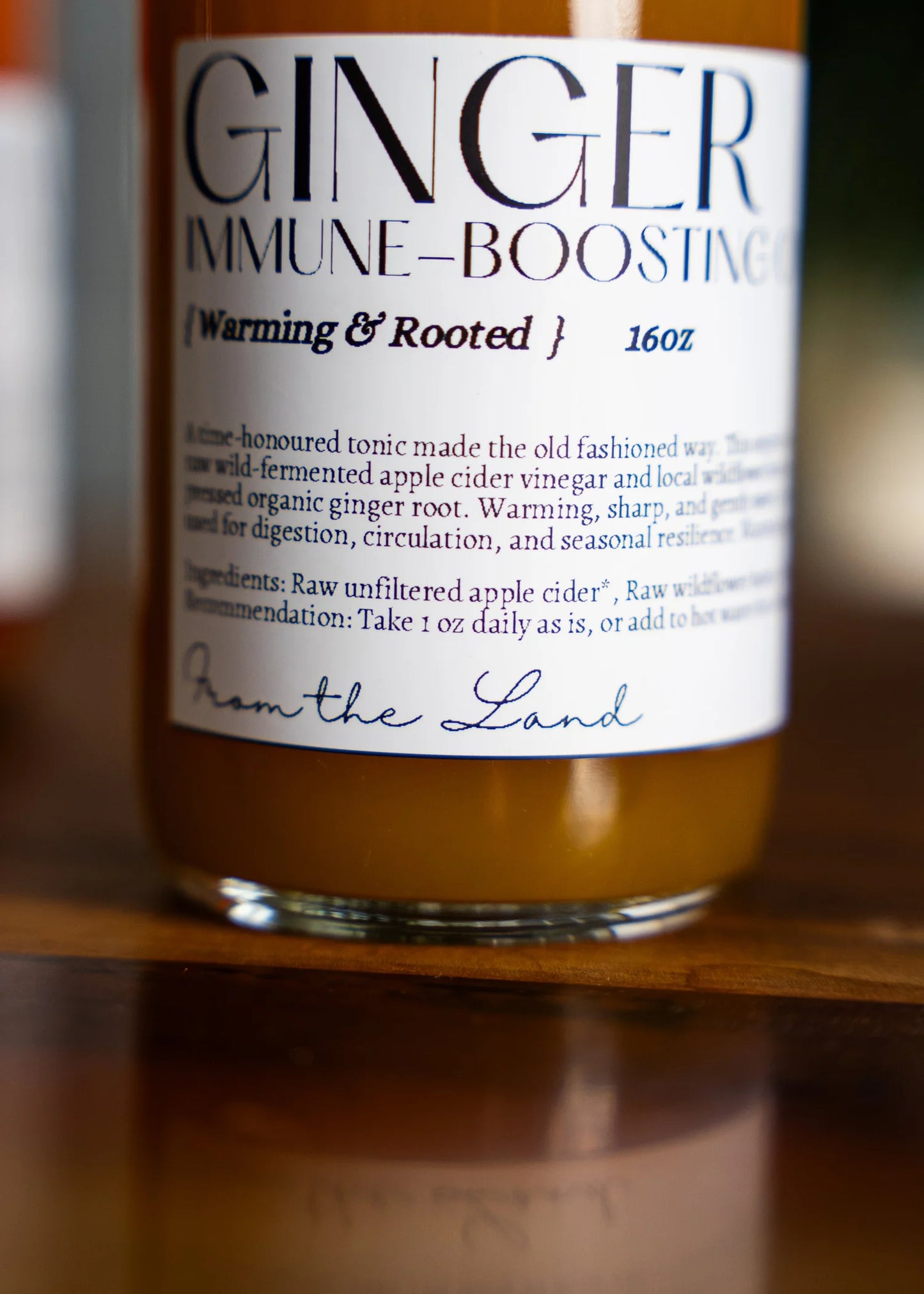 Ginger Oxymel 16oz