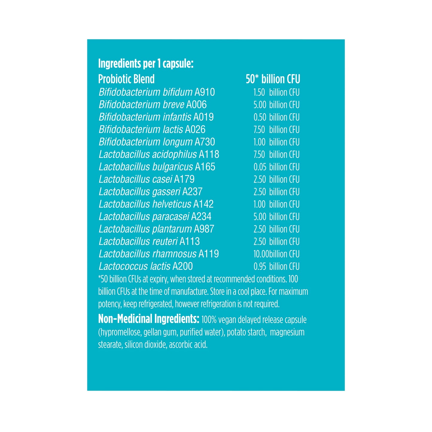 Advanced Gut Health probiotic 50billion 30caps