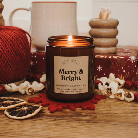 Merry & Bright Soy Candle 8 oz