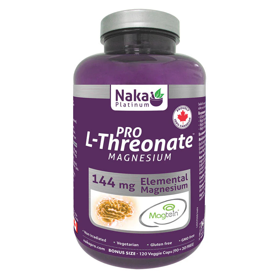 Pro L-Threonate Magnesium 144mg 120caps