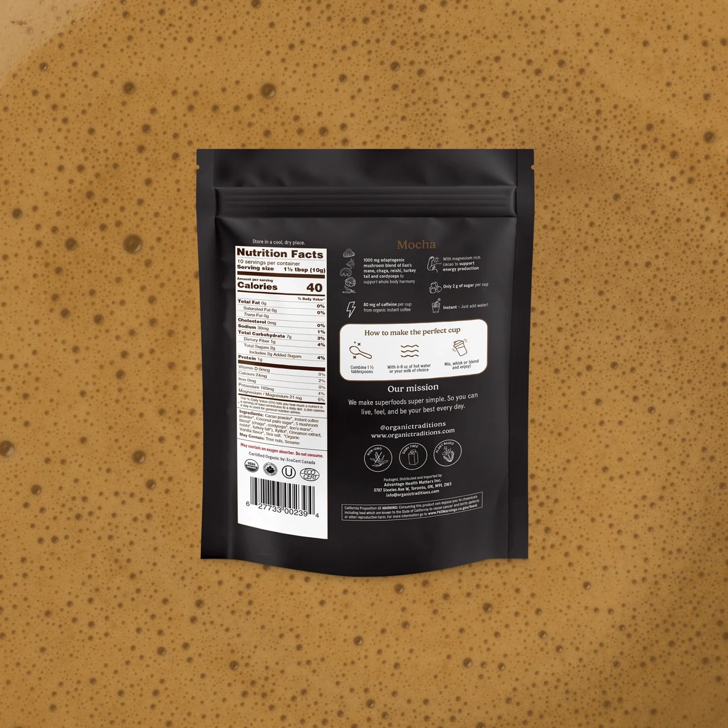 Mocha 5 Mushroom Coffee Blend 100g
