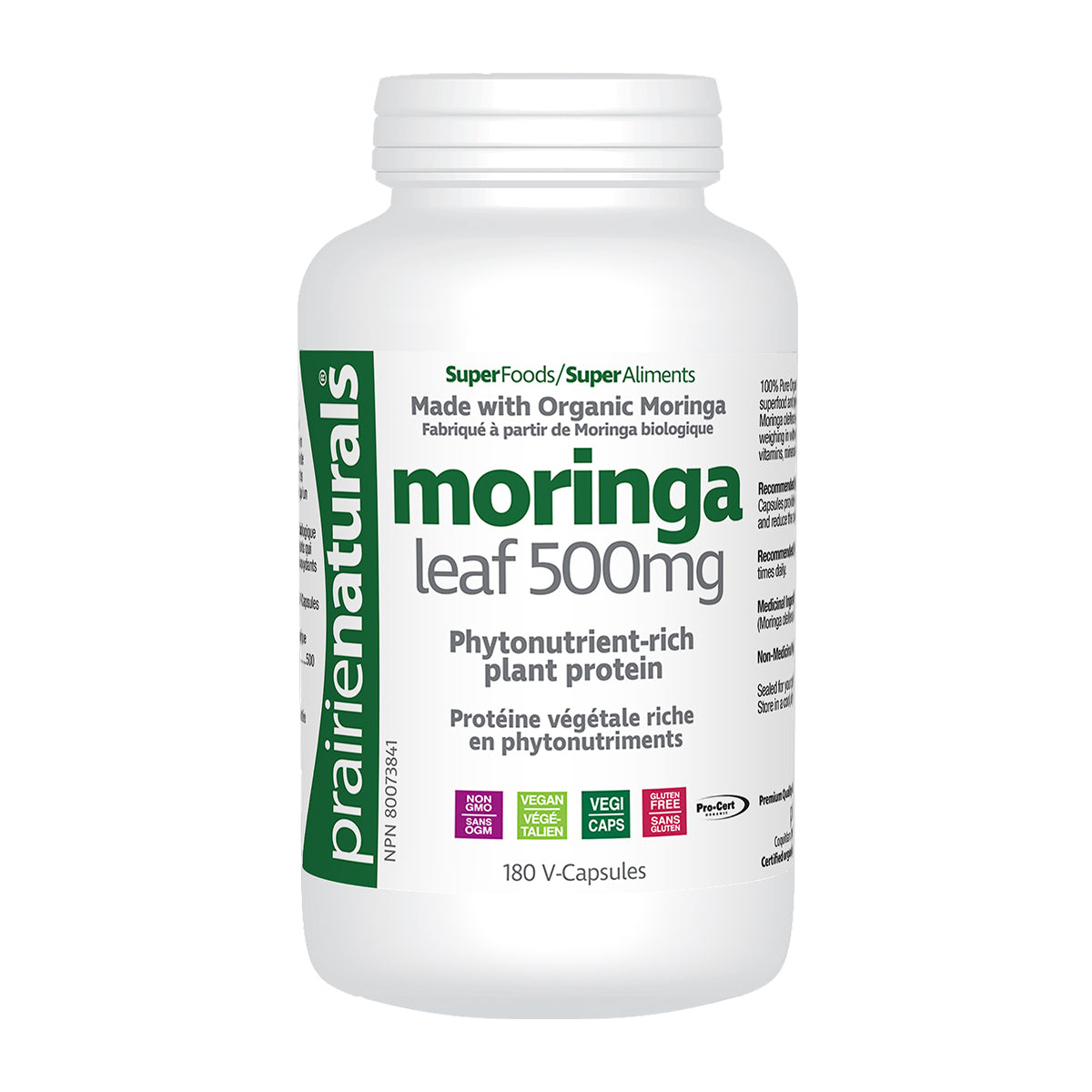 Moringa Leaf 500mg 180 v caps