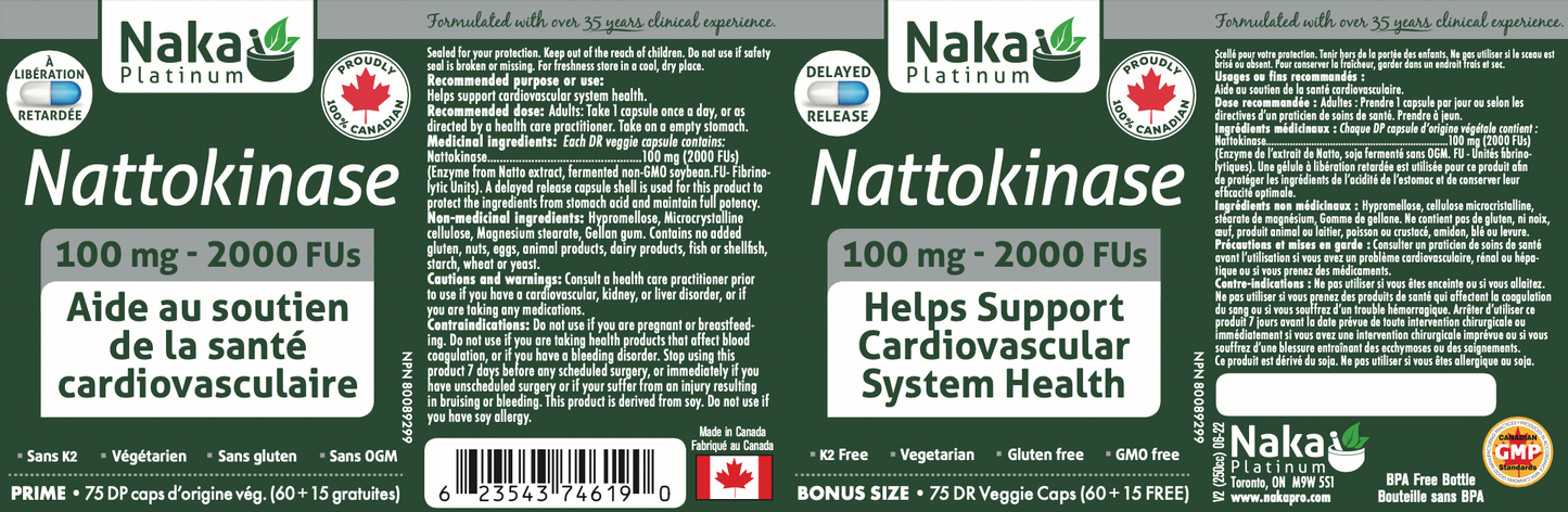 Nattokinase 75caps