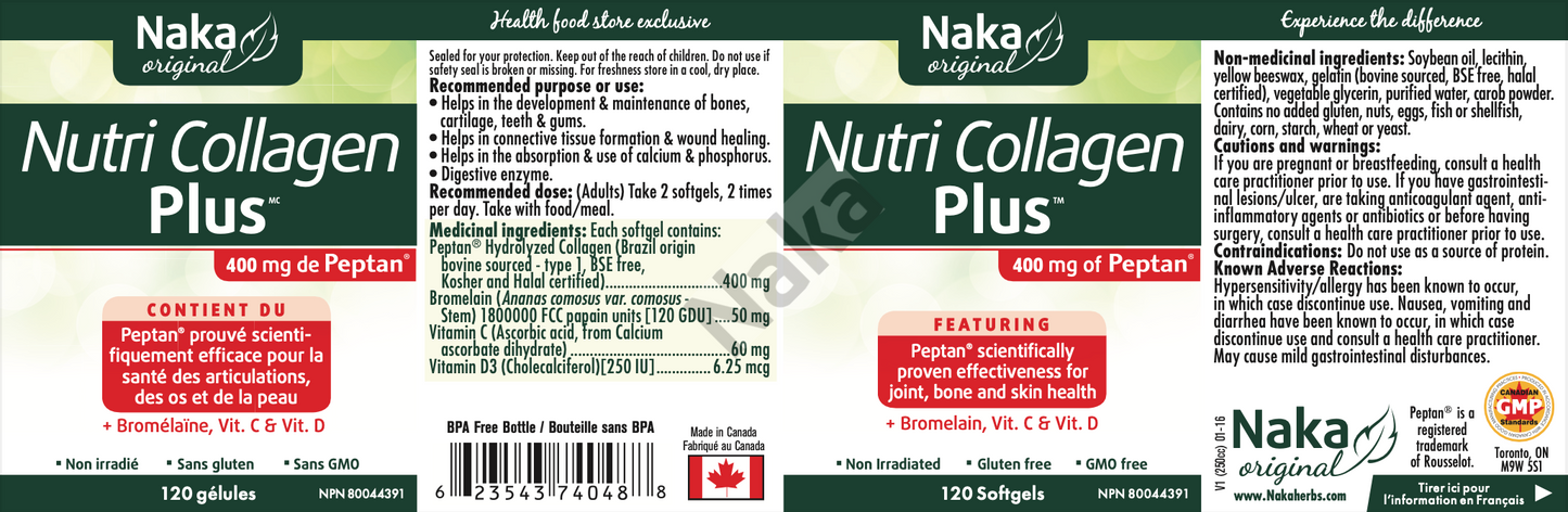 Nutri Collagen Plus 120softgels