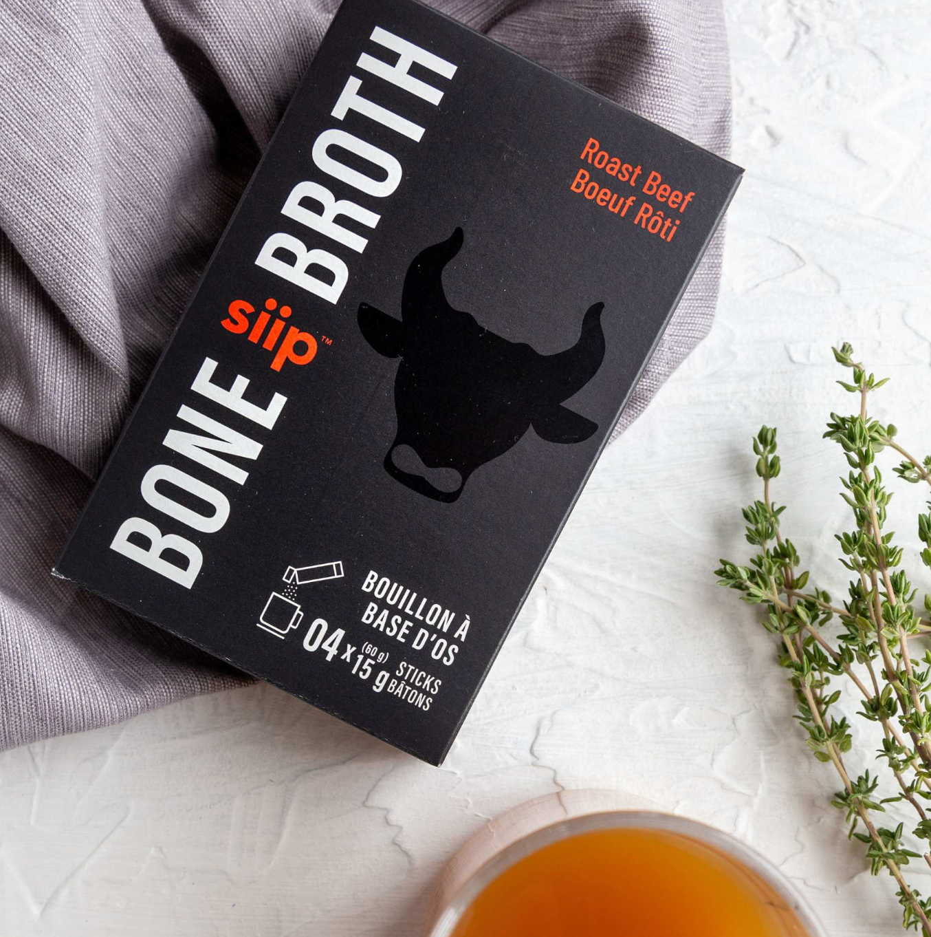 Siip Beef Bone Broth powder 4 Pack
