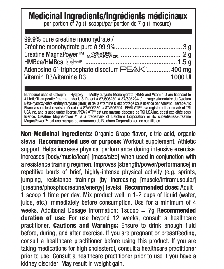 Myoprime 210g Organic Raspberry