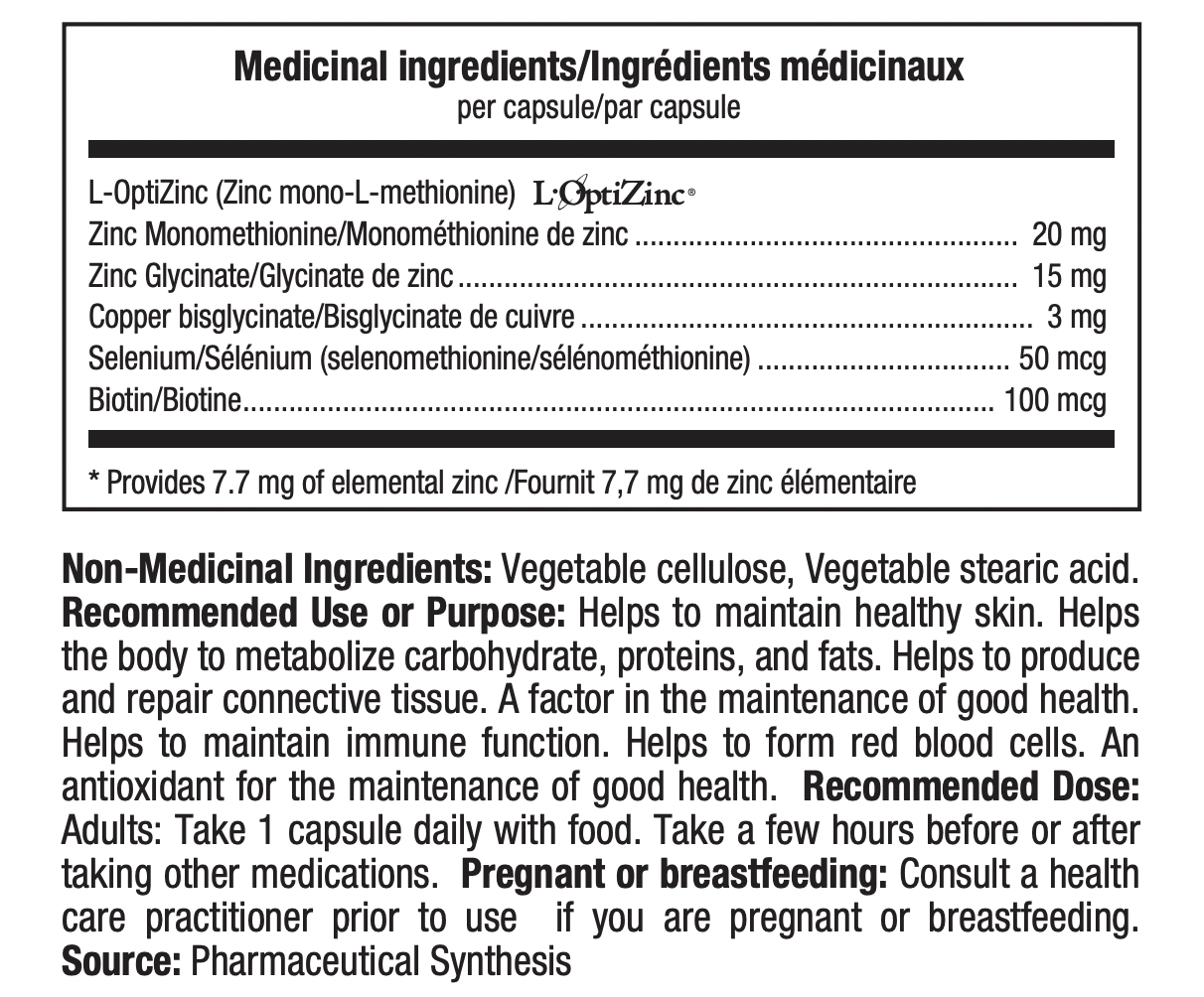Synerzinc 90 capsules
