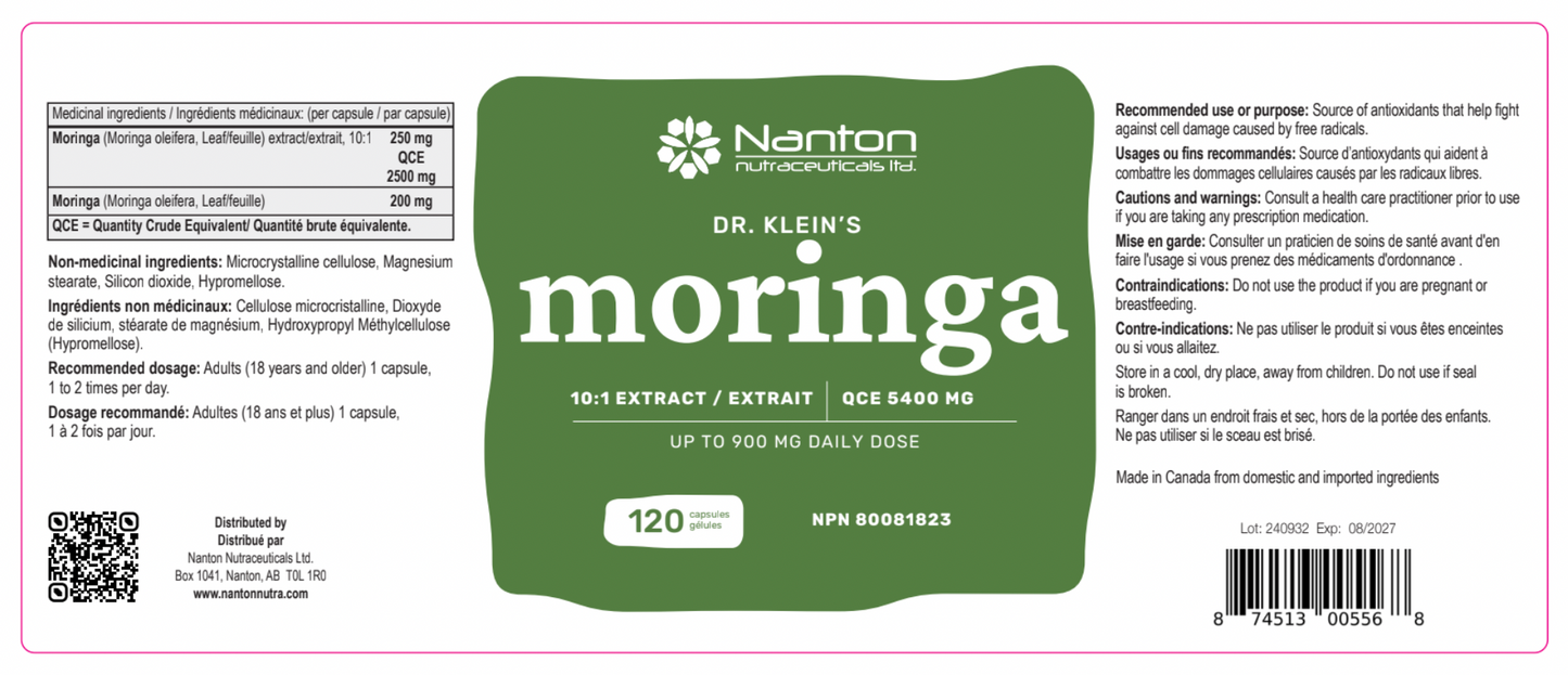 Moringa 120 capsules