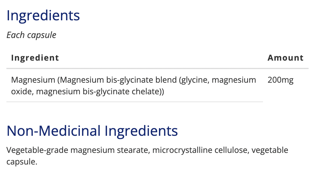 Magnesium Bisglycinate 200mg Gentle 120caps