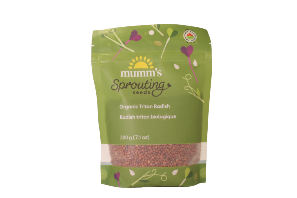 Organic Triton Radish Sprouting Seeds