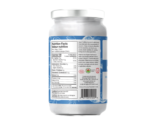 Organic Traditions raw coconut oil 1000ml