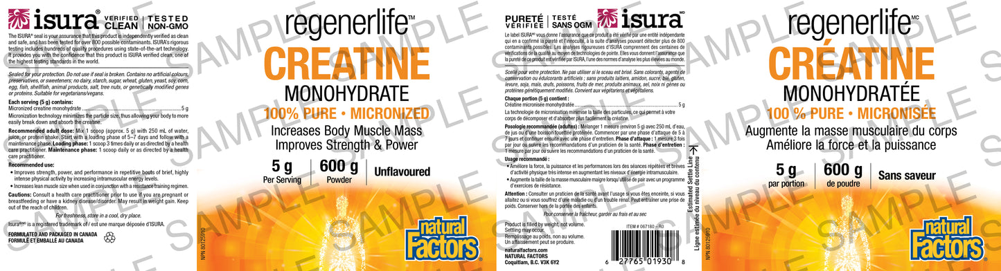 Creatine Monohydrate 600g