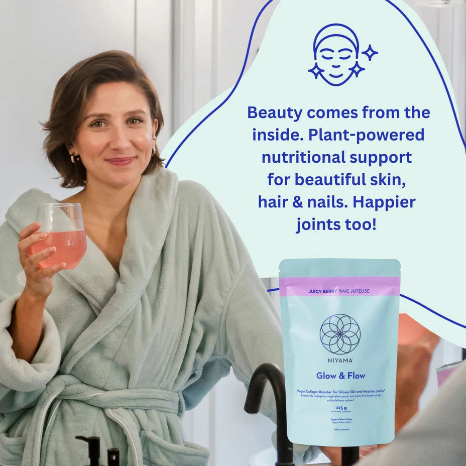 Glow + Flow Vegan Collagen Booster powder- 30 servings