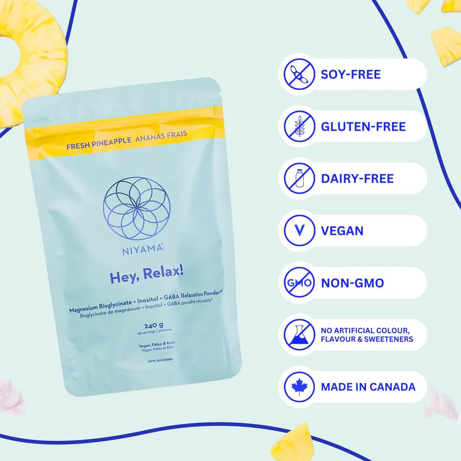Hey, Relax Powder 216g Dragonfruit & Prickly Pear