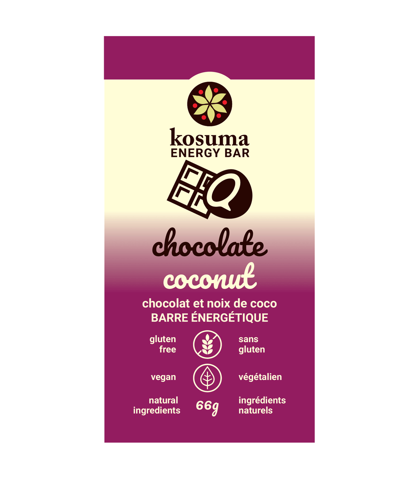 Energy Bar Coconut 66g