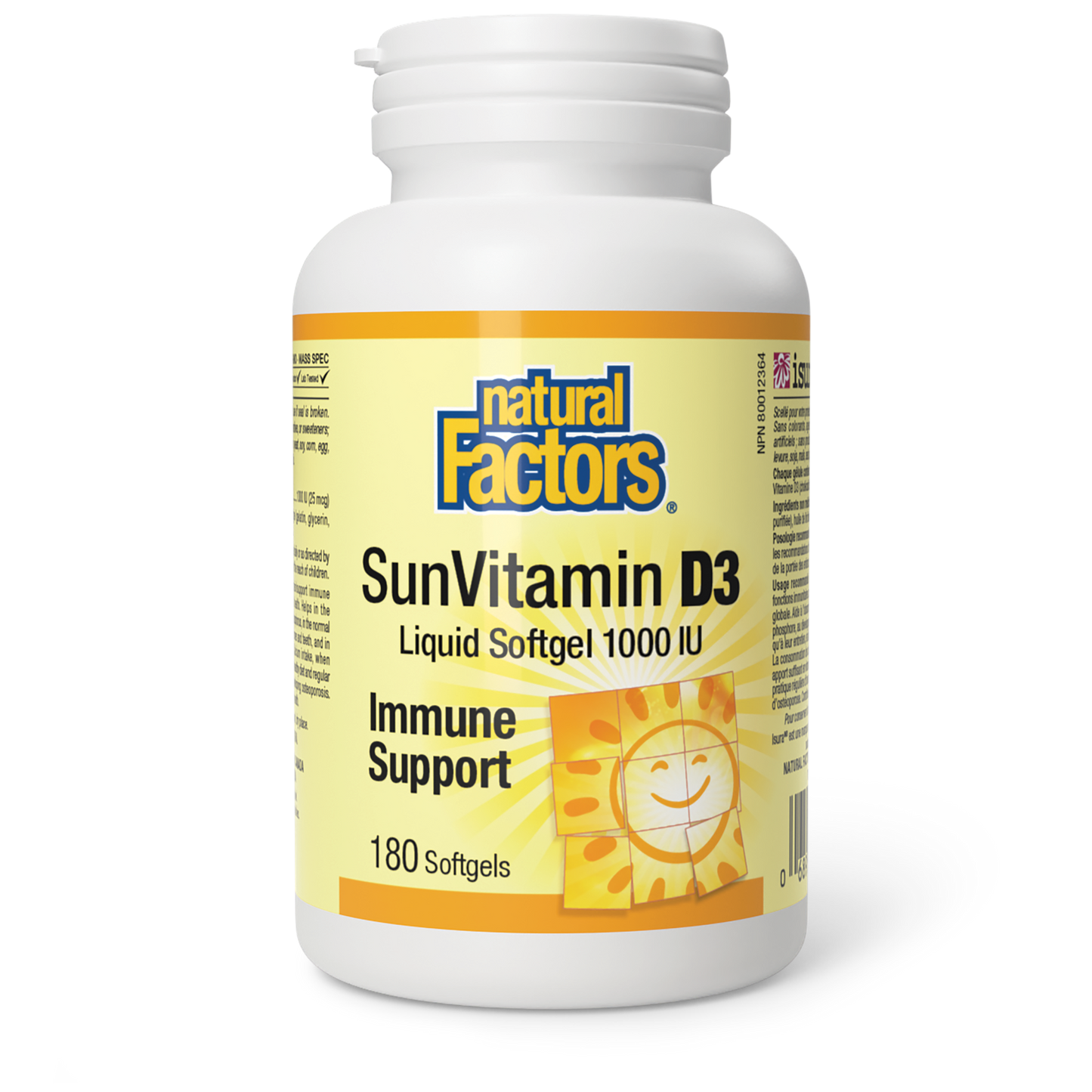 SunVitamin D3 1000IU 180gels