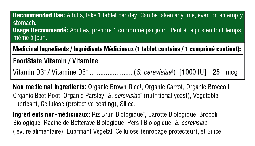 Vitamin D3 2000IU 72 Tabs